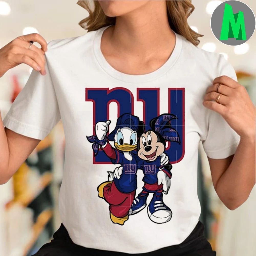 Daisy Minnie New York Giants Logo 2025 Shirt Unisex
