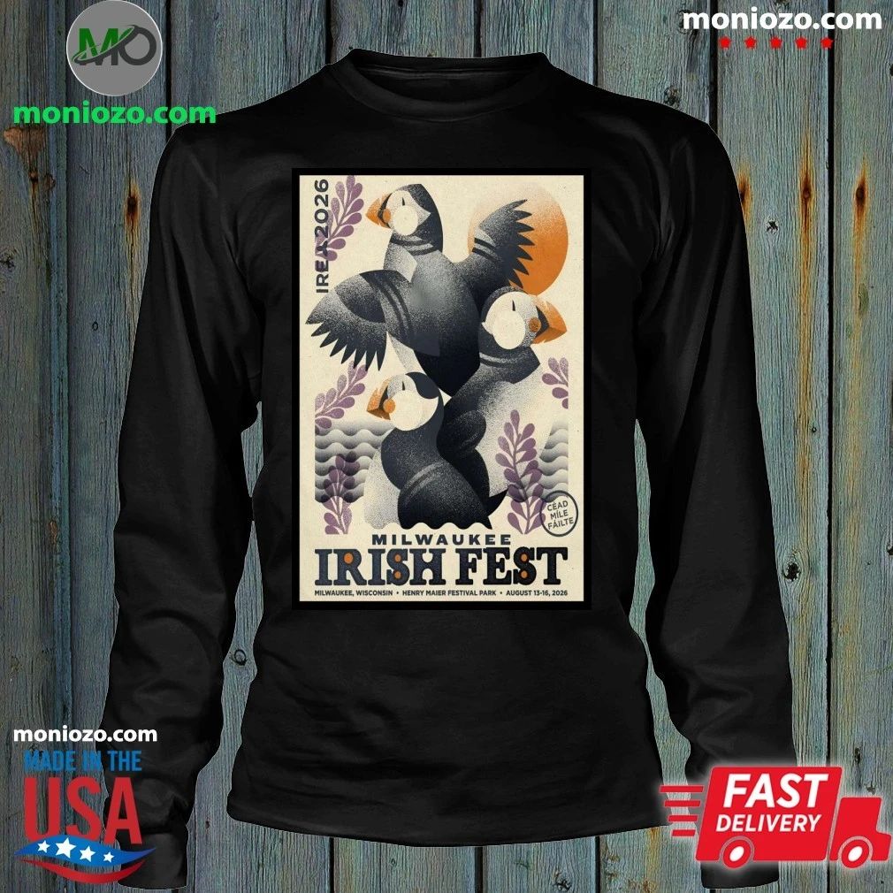 Original Milwaukee Irish Fest In Milwaukee WI On Aug 13-16 2026 Event Poster Unisex