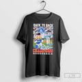 Premium Back To Back 2025 World Series Champions 9x Times Los Angeles Dodgers T Shirts Unisex