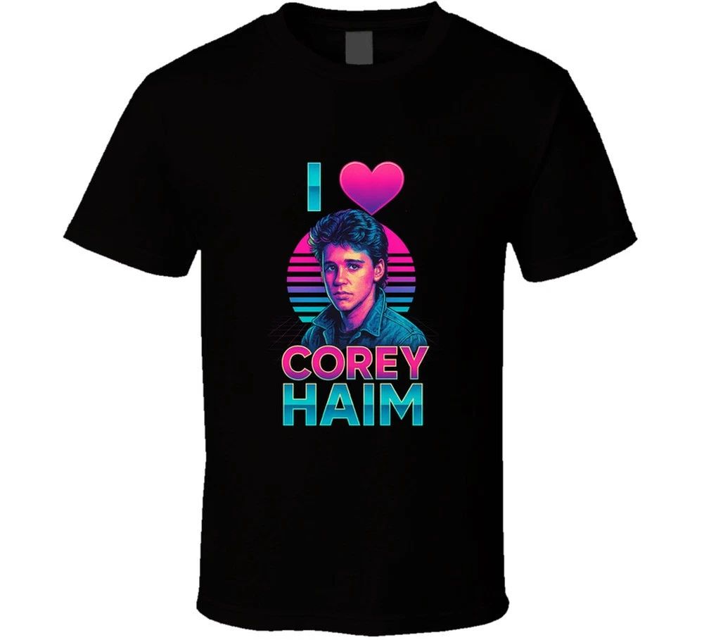 I Love Corey Haim 80s T Shirt Unisex