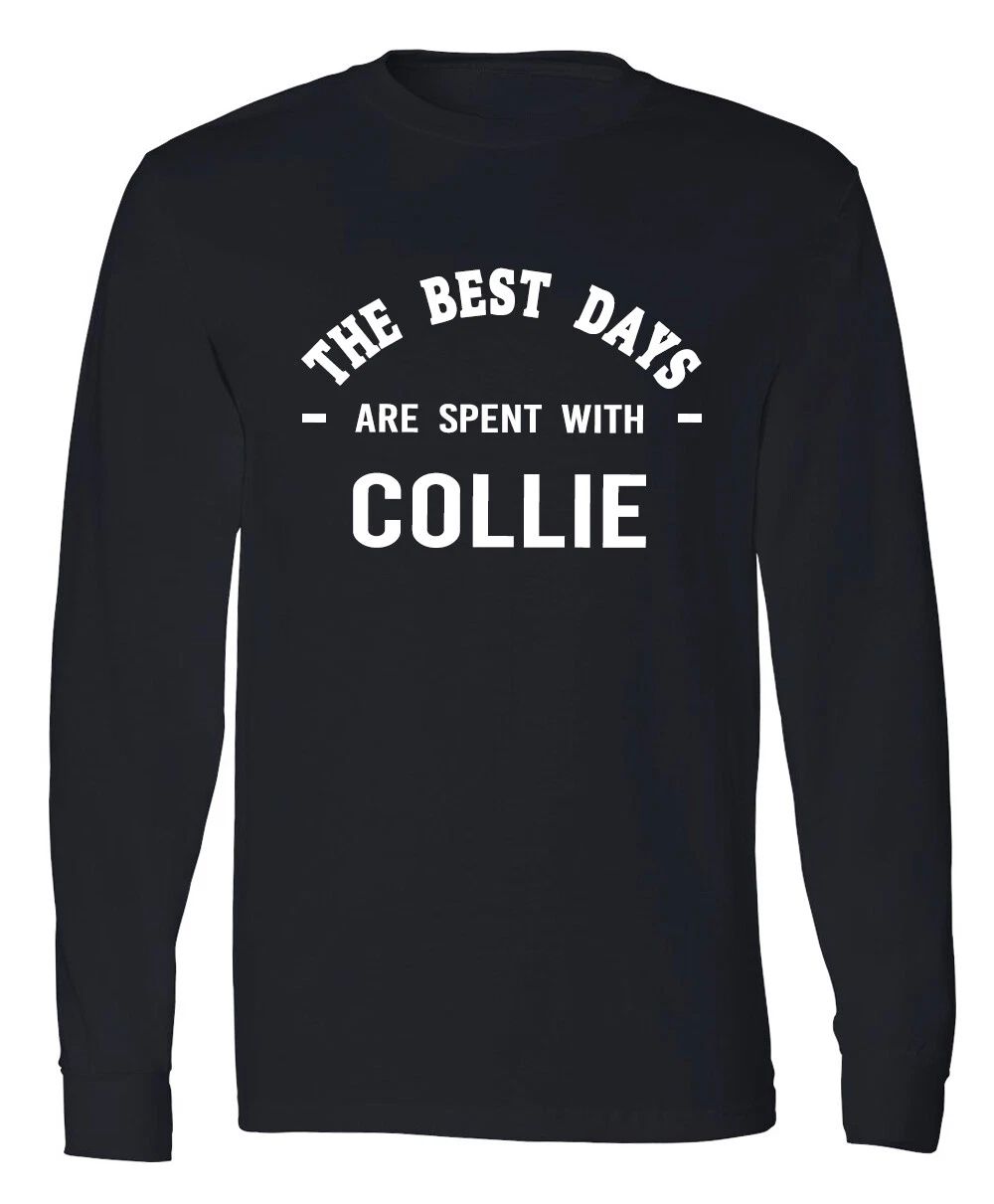 Collie Lover Long Sleeve Animal Pet Dogs Owner Dog Mom Dad Gift Tee Unisex