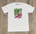 NEFF Men’s Surf the Web Crew Neck Medium White Unisex