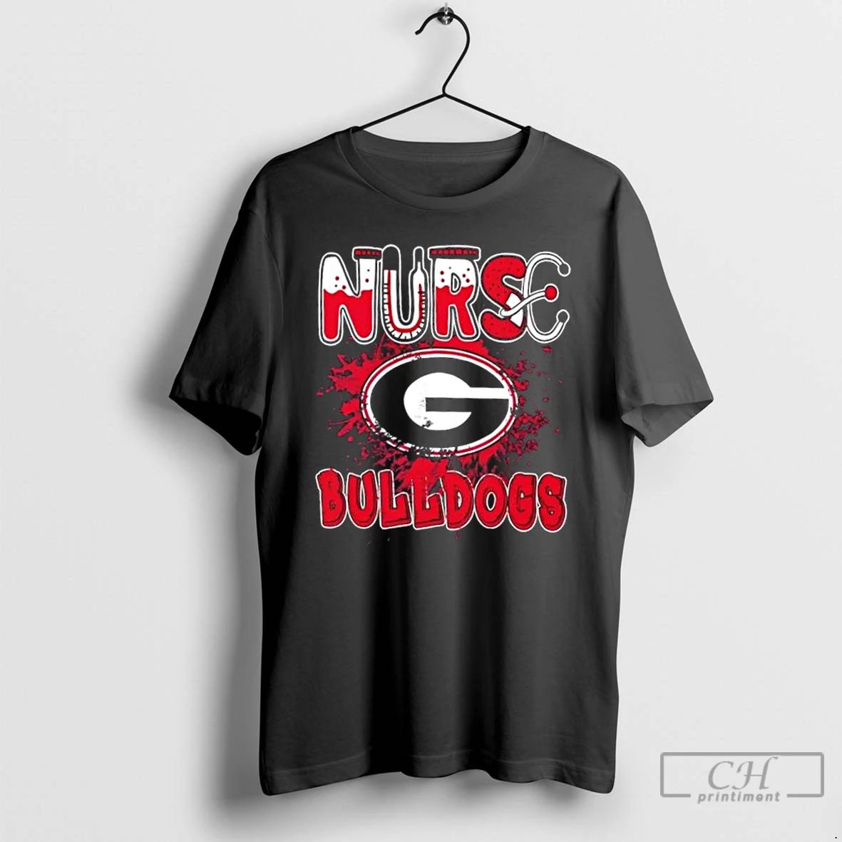 Classic Nurse X Georgia Bulldogs Football T Shirts Unisex