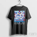 Classic La Dodgers Back 2 Back 24 25 National League Champions Signatures T Shirts Unisex
