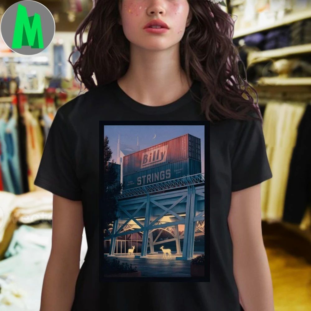 Original Billy Strings Feb 20-21 2026 Bridgestone Arena Nashville TN Poster Shirt Unisex