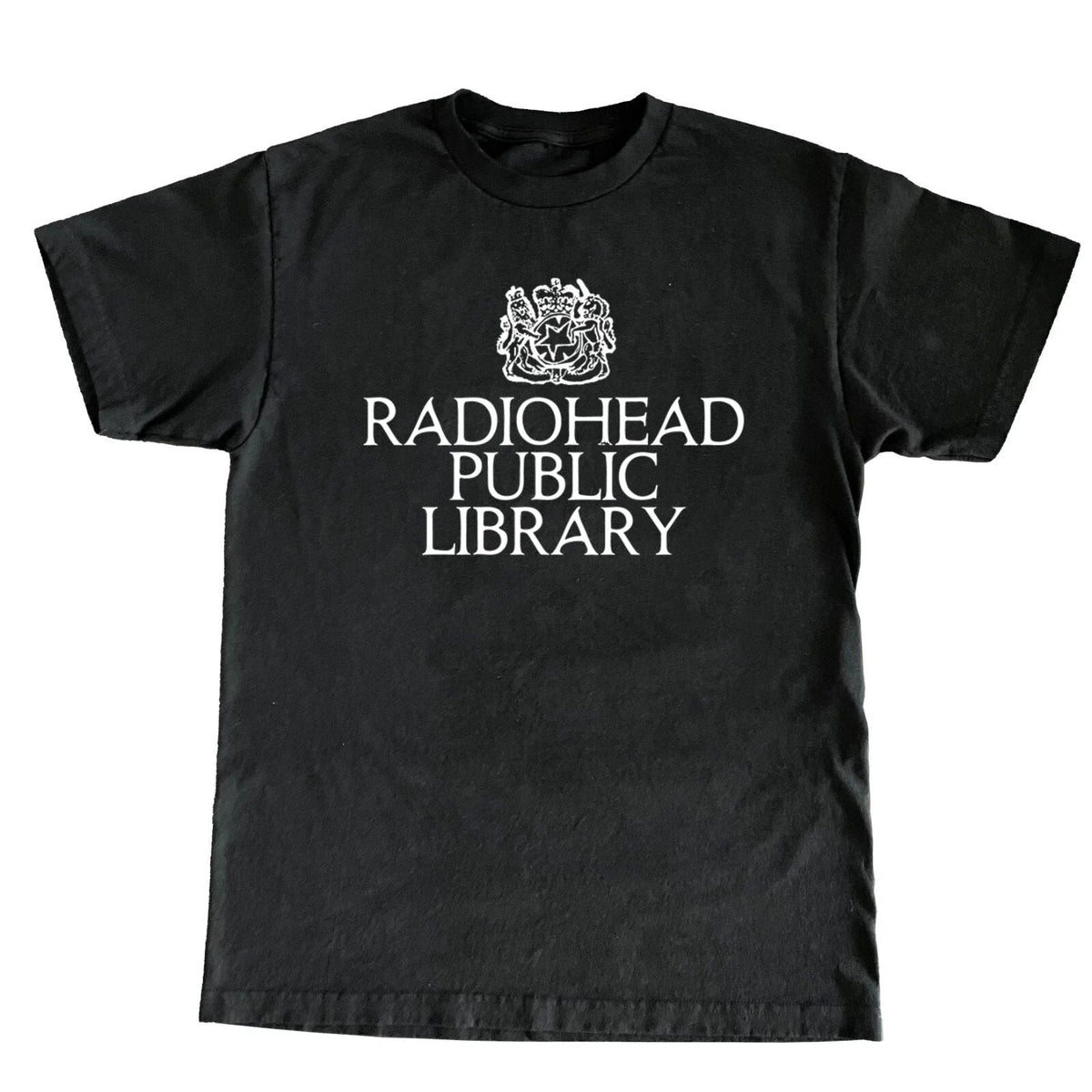 Radiohead public library shirt screen printed y2kbandtees Unisex