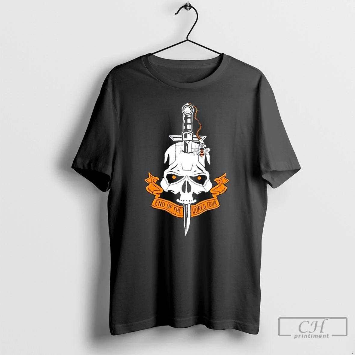 Classic Dan And Phil Doomed Skull End Of The World Tour T Shirts Unisex