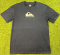 Quiksilver Surfing T Shirt Mens L Black EV Comp Logo Cotton Streetwear Outdoor Unisex