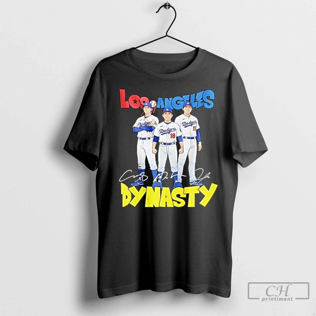 Classic Los Angeles Dodgers Dynasty Players Signatures Unisex