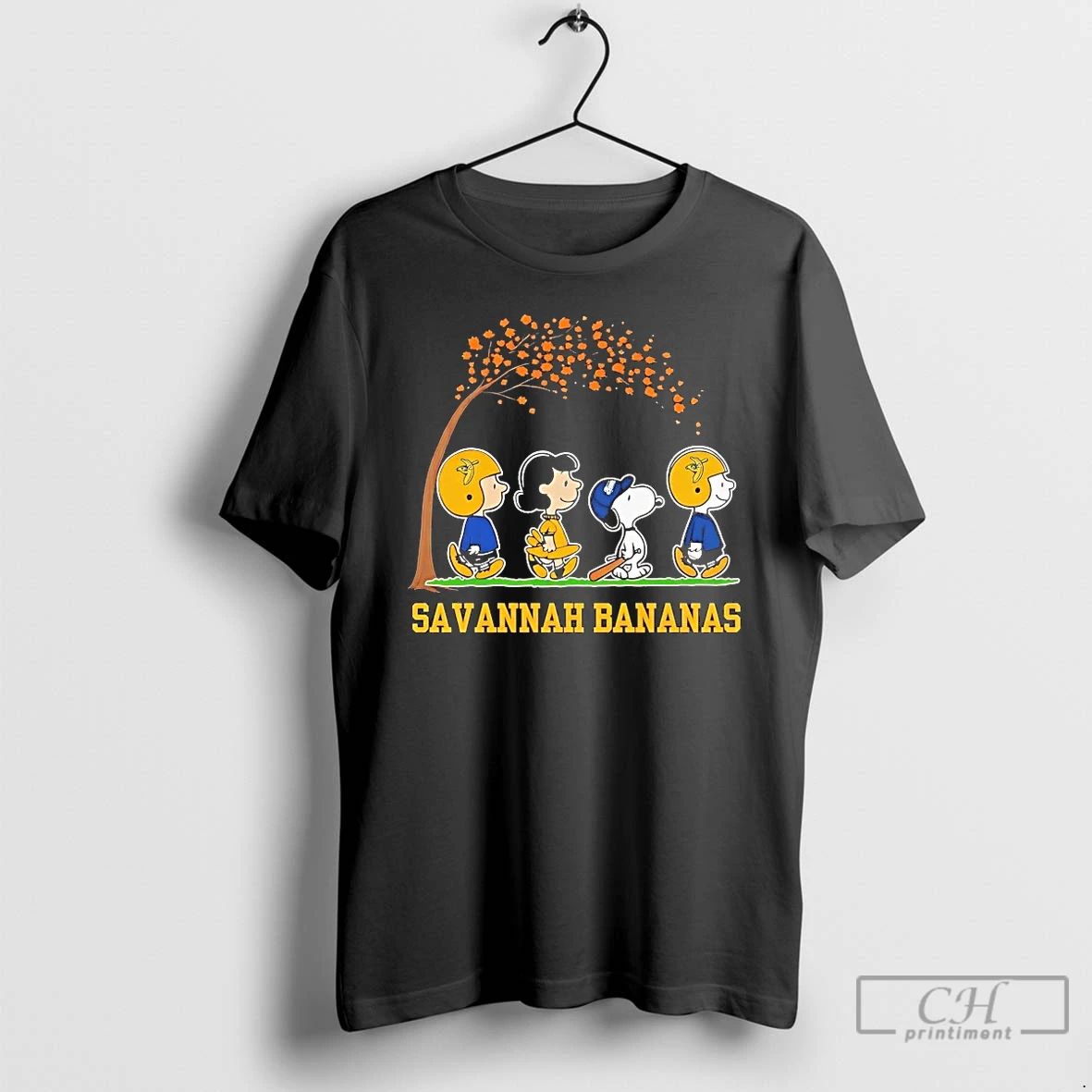 Classic Peanuts Autumn Savannah Bananas T Shirts Unisex