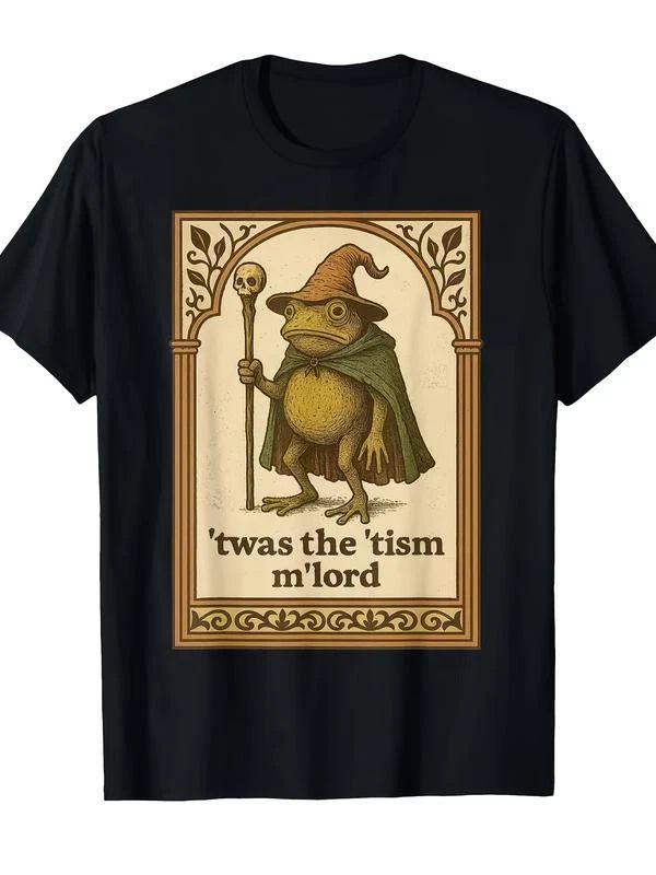 Men's Funny Wizard Frog Autism Consciousness Unisex