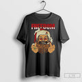 Classic Freedom Defiant Santa Claus Middle Finger Christmas 2025 Long Sleve T Shirts Unisex