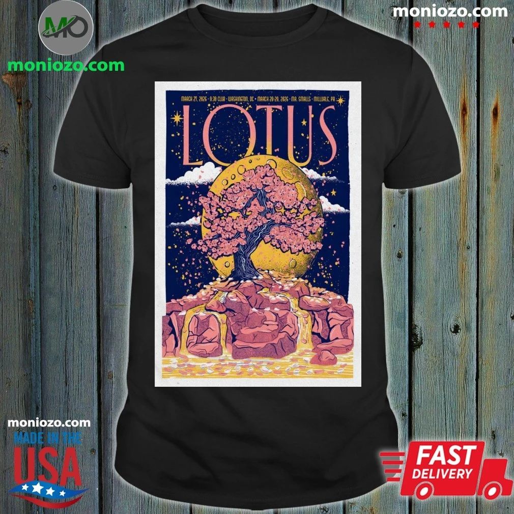 Original Lotus 9-30 Club In Washington DC March 27 2026 Poster Shirt Unisex