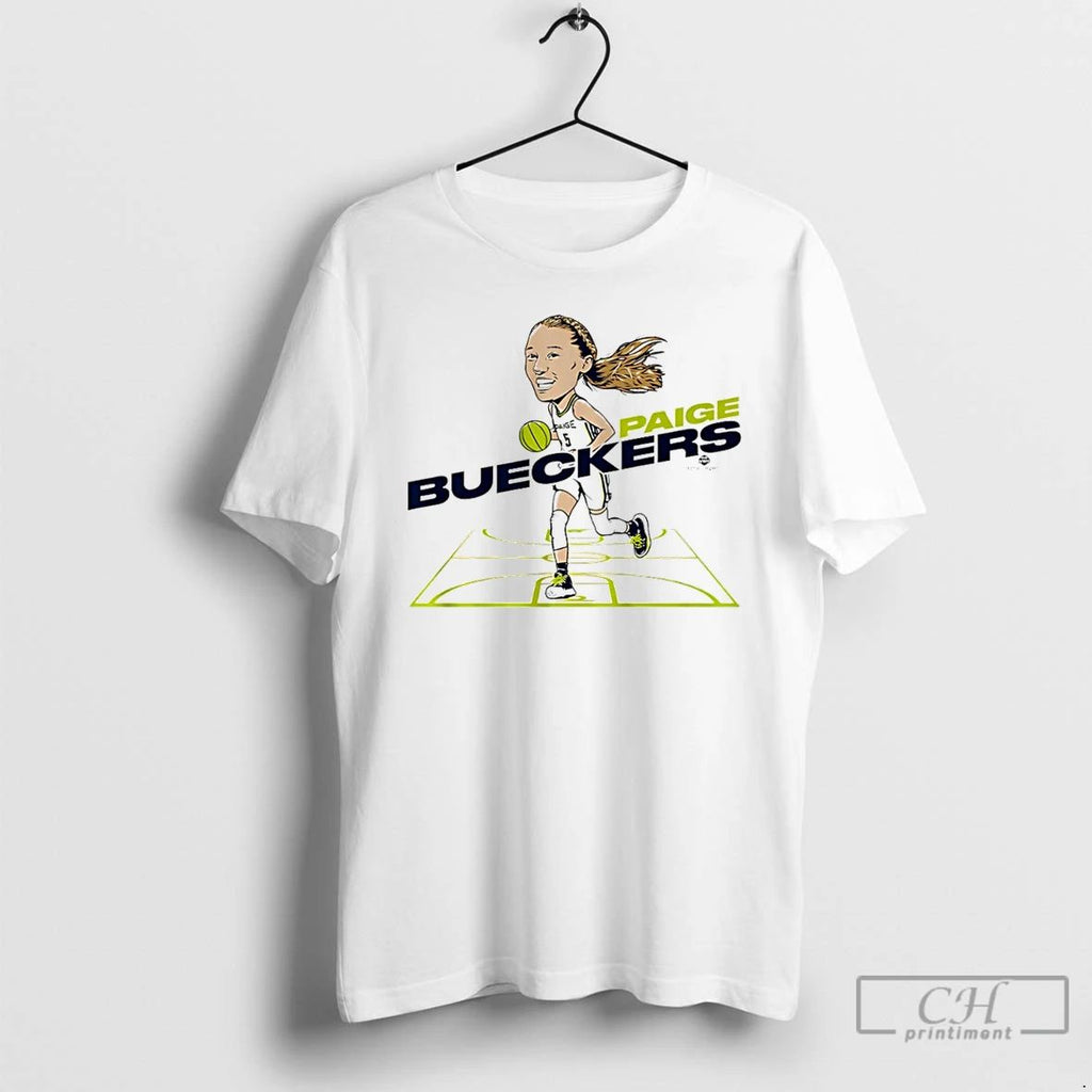Premium Paige Bueckers Dallas Wings Caricature 2025 T Shirts Unisex