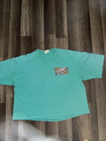 Vintage Made In USA Cocoa Beach Rona Surf Shop 21x21 Turquoise Unisex