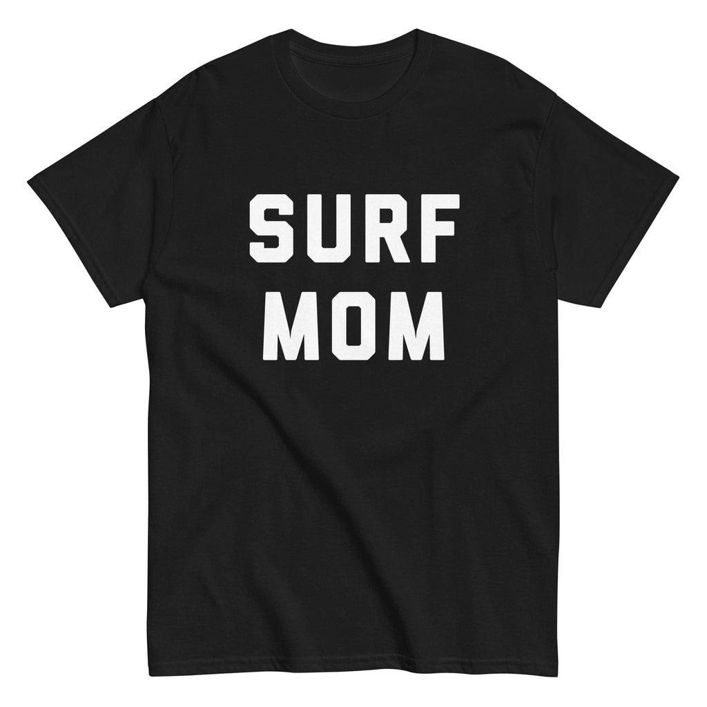 SURF MOM Shirt gift mother beach ocean vacation surf birthday Unisex