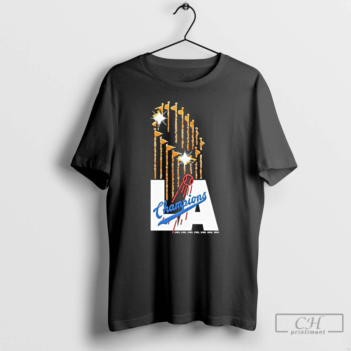 Classic Los Angeles Dodgers Won The 7x World Series Champions T Shirts Unisex