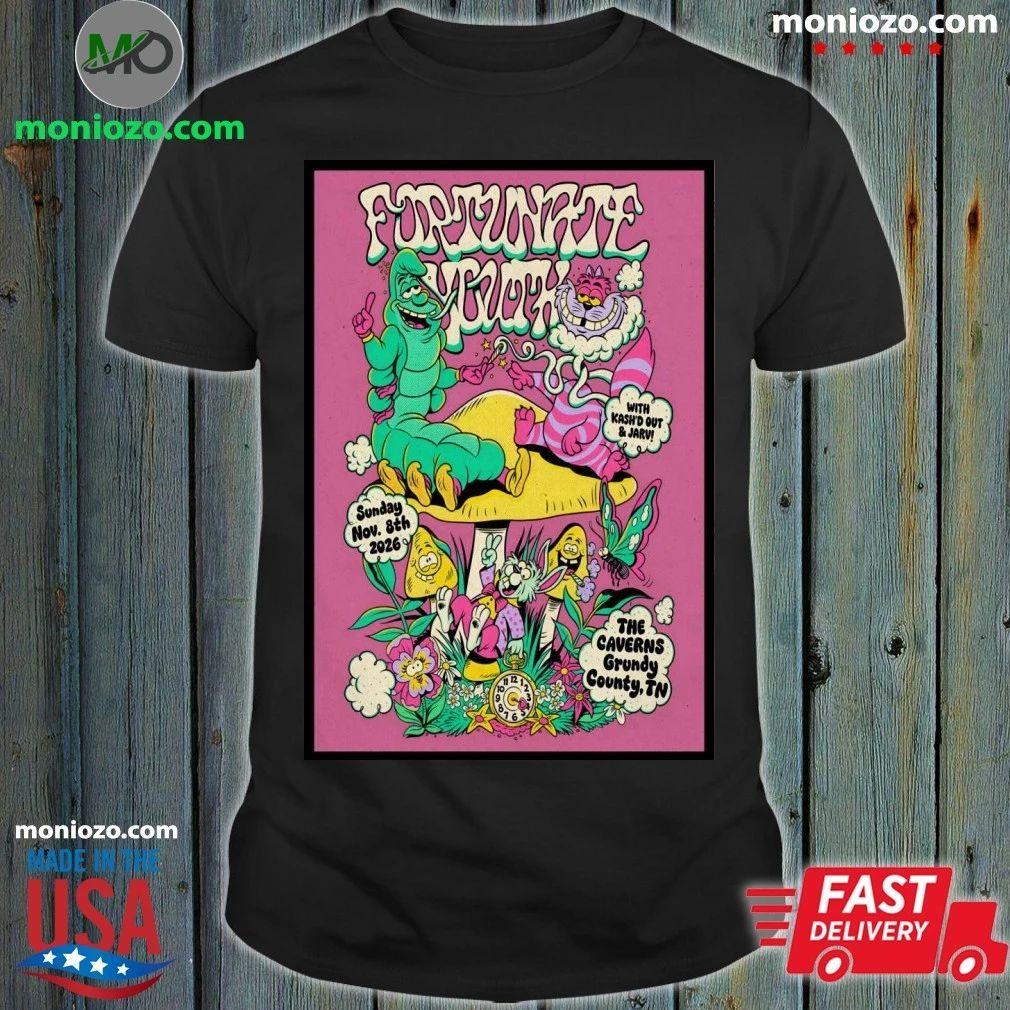 Original Fortunate Youth At The Caverns On Nov 8 2026 Poster Shirt Unisex