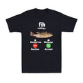 Fih Calling Remind me Message Decline Accept Funny Phone Call Fish Men's Unisex
