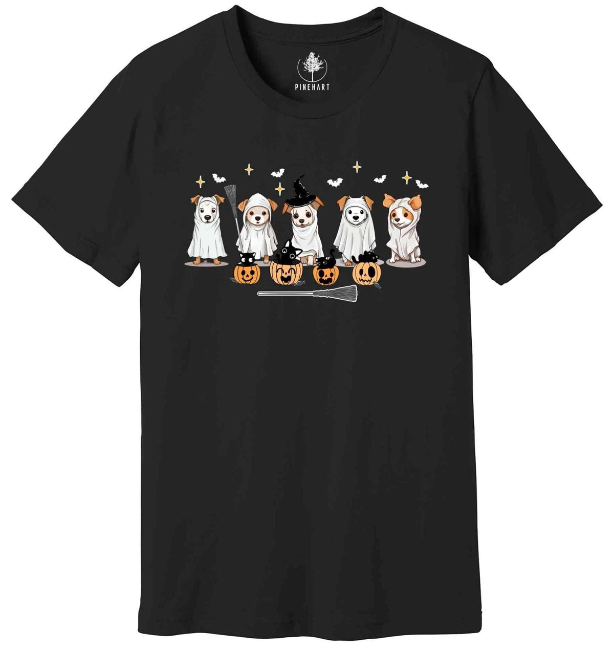 Cute Ghost Dog Shirt, Dog Lover Shirt, Spooky Dogs Shirt, Spooky Season Shirt Unisex