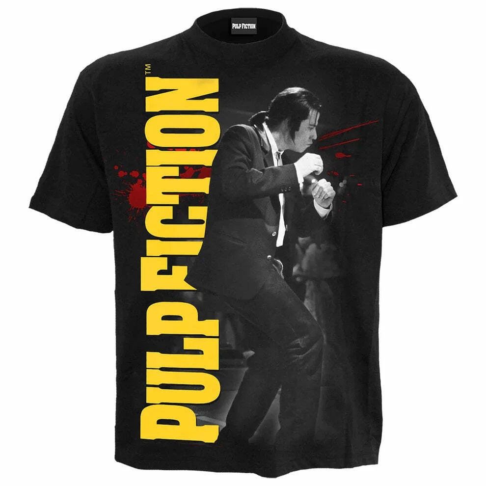 Spiral Direct Pulp Fiction Dance Black Mens Movie Unisex