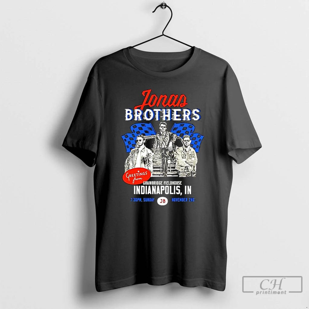 Premium Jonas Brothers Greeting From Your Hometown Indianapolis In Sunday Jb T Shirts Unisex