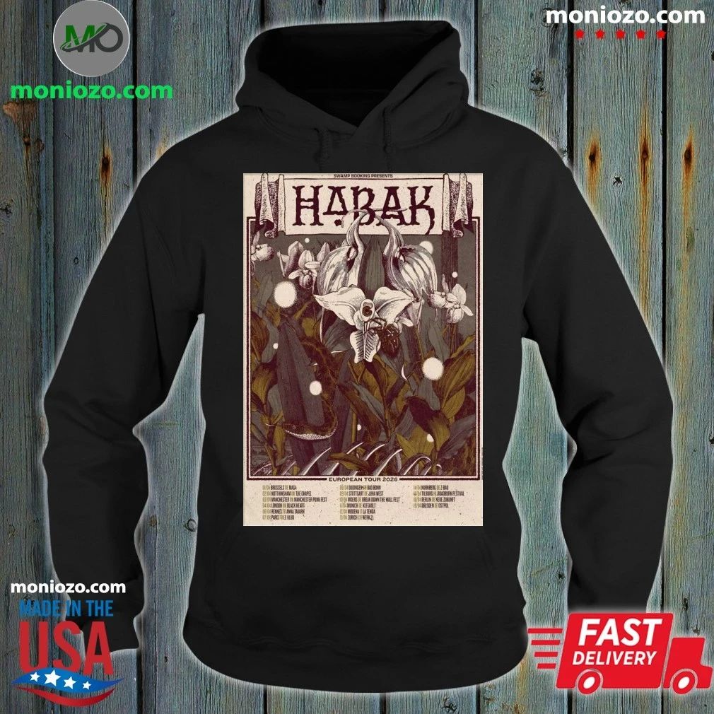 Habak European 2026 Tour poster – Best Gift for Music Fans Unisex