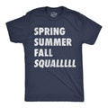 Mens Funny T Shirts Spring Summer Fall Squall Sarcastic Graphic Novelty Tee for Unisex