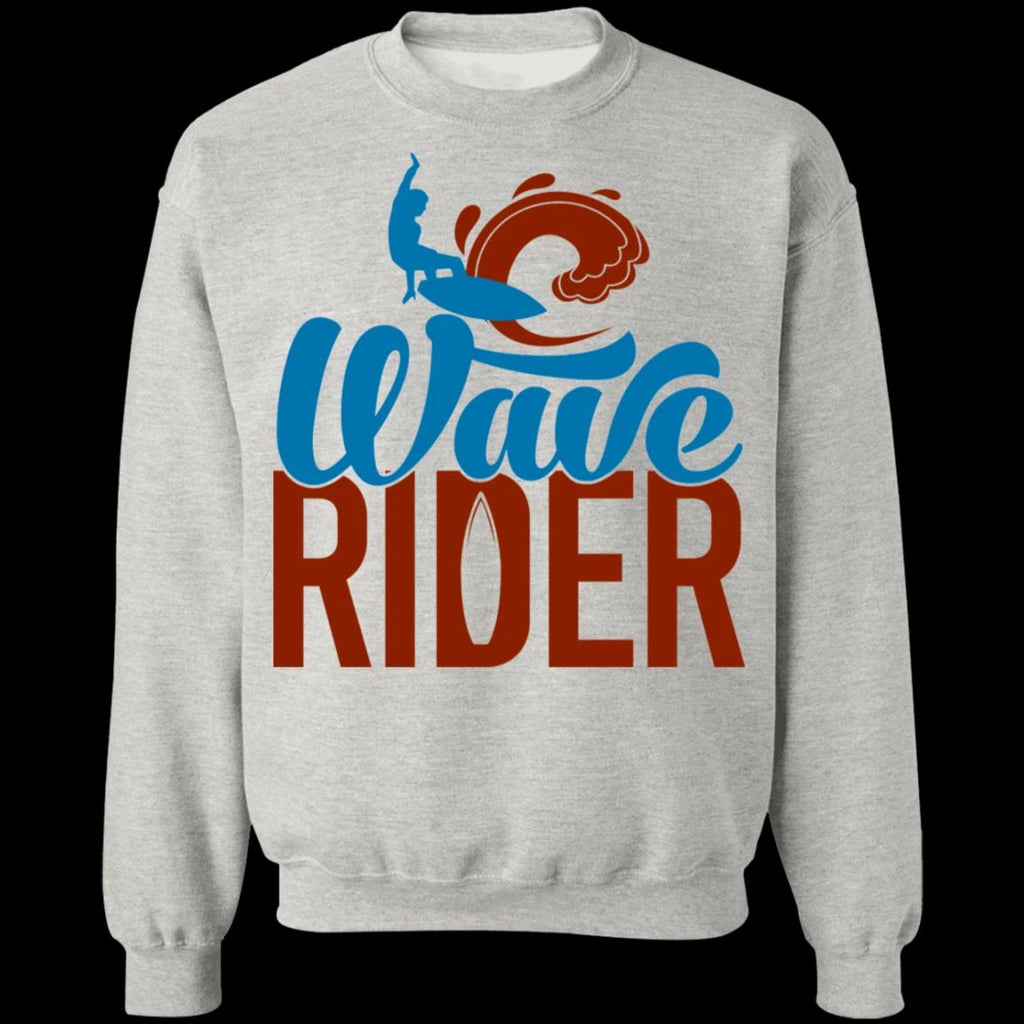 Wave Rider Surfer Surfing Beach Crewneck Unisex