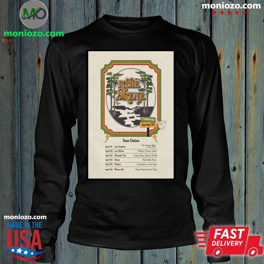 Kalie Skene Spring California 2026 Tour Poster Shirt Unisex