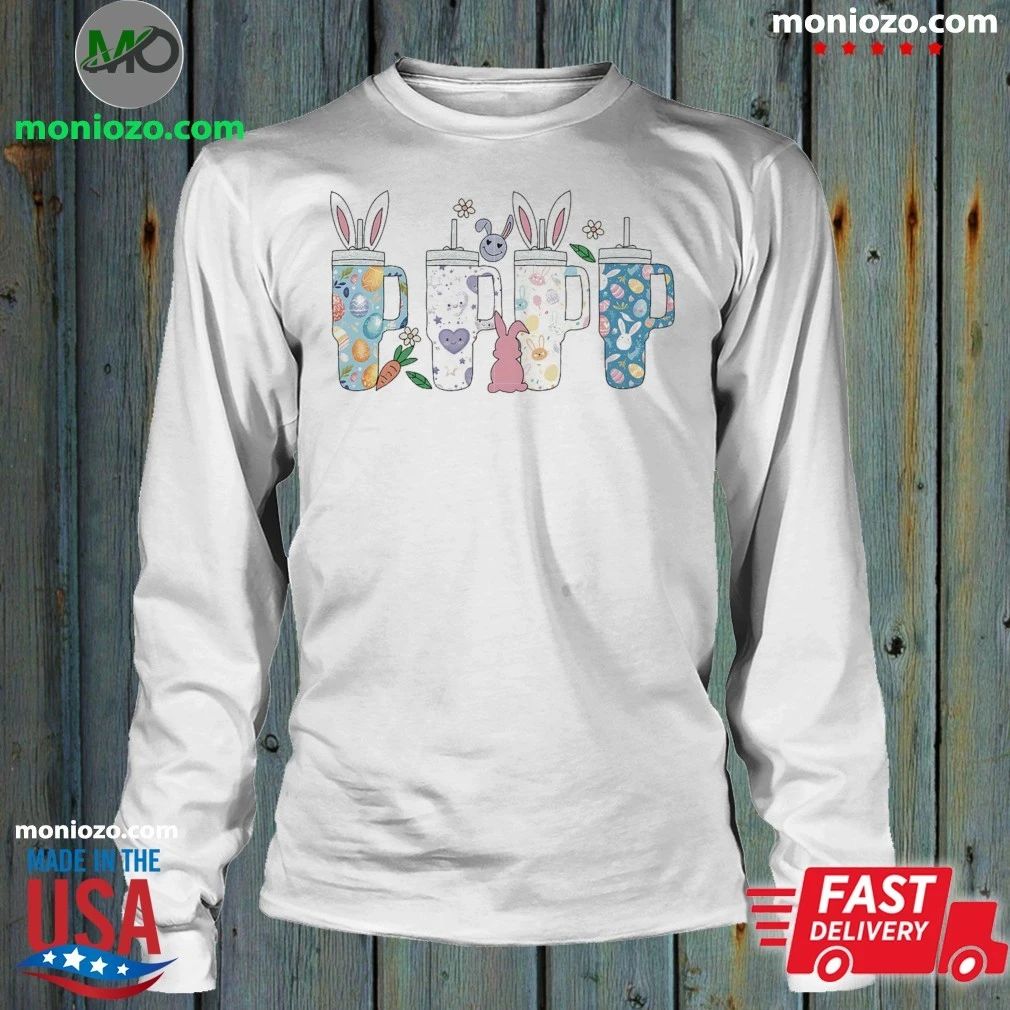 Easter Tumbler Png, Bunny Ears Tumbler Shirt Unisex