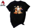 Halloween Dog Shirt, Cute Halloween Shirt, Ghost Dog Shirt, Dog Lover Gift Unisex
