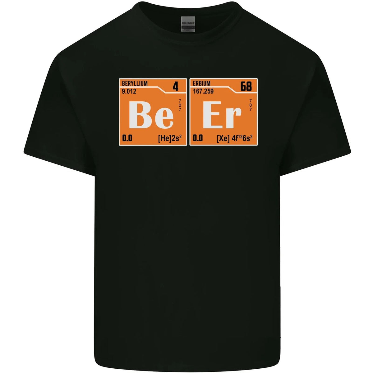 Beer Periodic Table Chemistry Geek Funny Mens Cotton Tee Top Unisex
