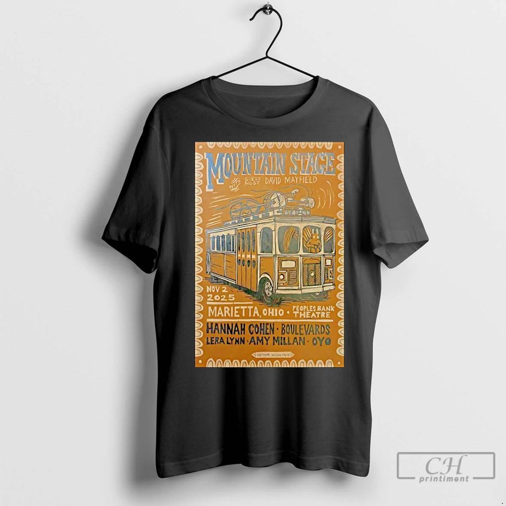 Premium Mountain Stage Concert Marietta Oh Nov 2 2025 Unisex