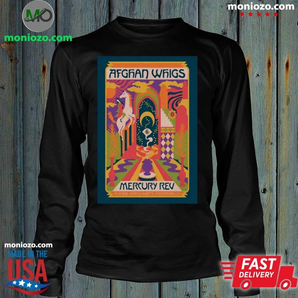 The Afghan Whigs At Pappy-Harriet’s On May 24 2026 Poster Shirt Unisex