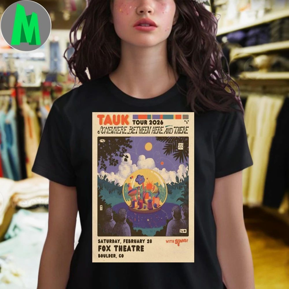 Original Tauk Fox Theatre Boulder Co Feb 28 2025 Poster Shirt Unisex