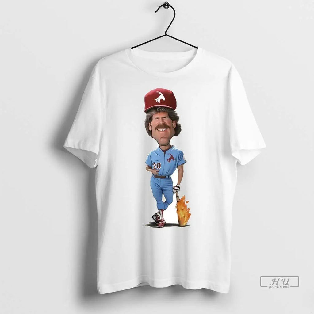 Trending Mike Schmidt Caricature Philadelphia Phillies Goat T Shirt Unisex