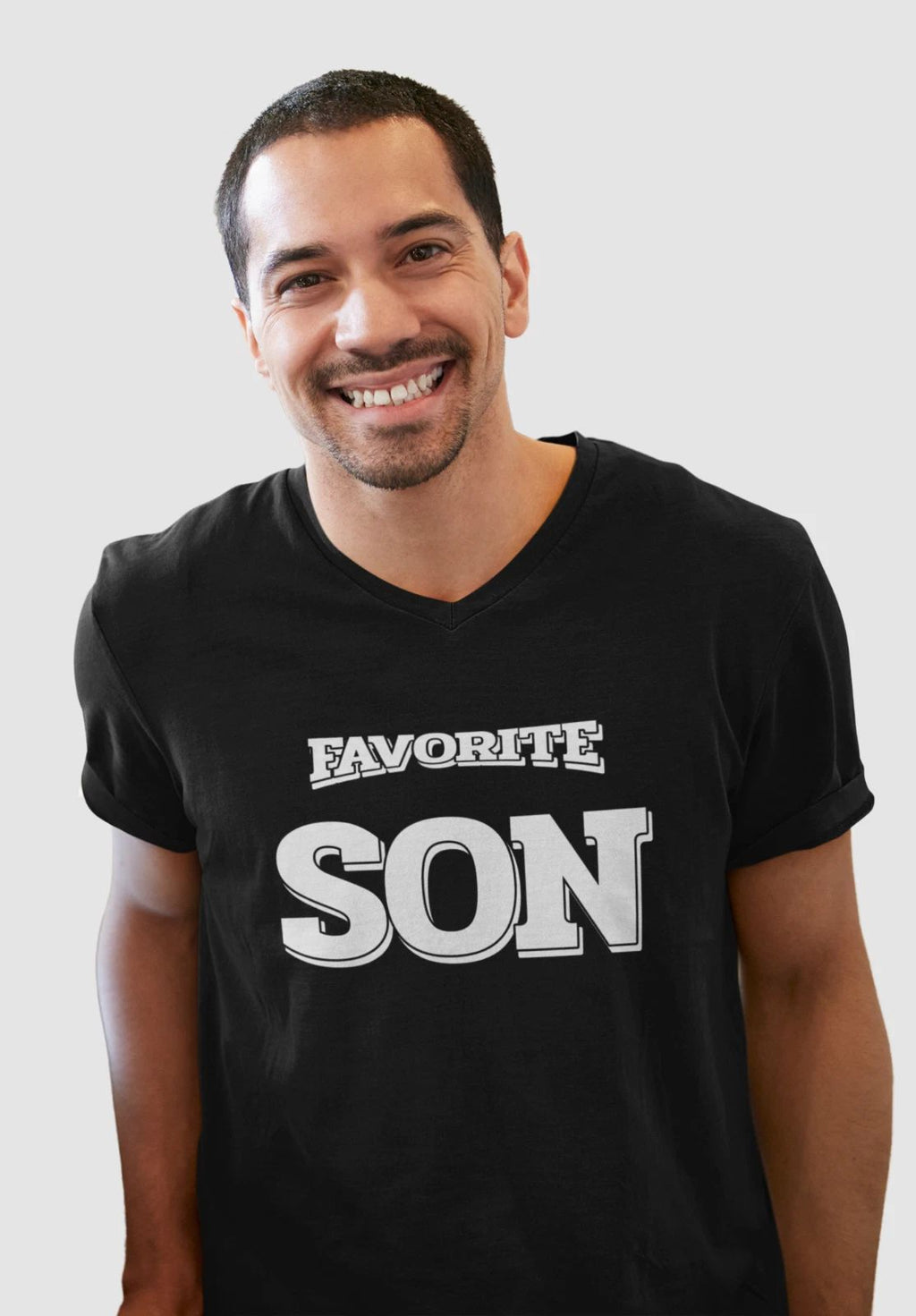 V-neck Favorite Son Shirt Birthday Gift Family Reunion Sibiling Gifts Only Child Unisex