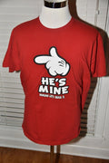 He's Mine Red Surf Style XL Unisex