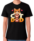 Cat Dad Cute Kitten Graphic Funny Cat Lover Gift Unisex Tee Unisex