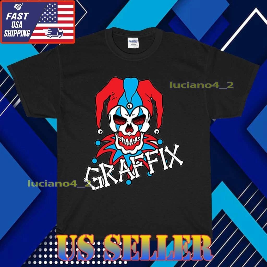 NEW GRAFFIX LOGO UNISEX FUNNY AMERICAN ALL COLOR VARIANTS SIZE S-5XL Unisex