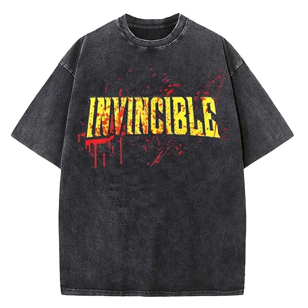 Invincible Graphic Print Animated Show INVINCIBLE TEE Unisex Cotton Unisex