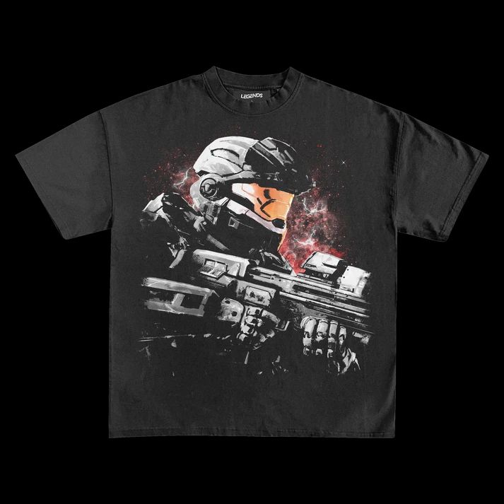 Sci-Fi Spartan Soldier Vintage Armor Graphic Tee Unisex Unisex