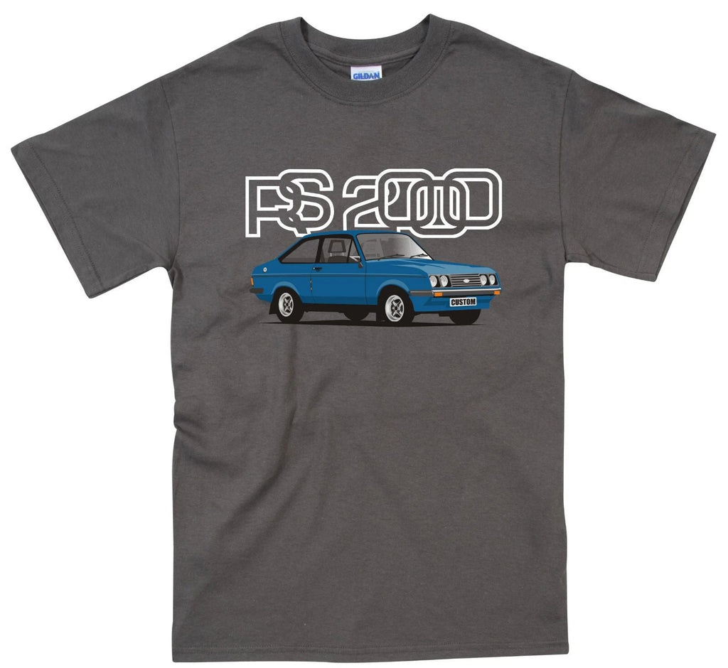 Ford Escort RS 2000 Custom Retro Classic Car T Shirt 9 colours Unisex