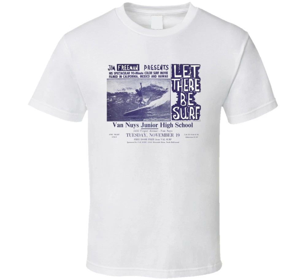 Vintage Surf Let There Be Surf Film 1961 Unisex