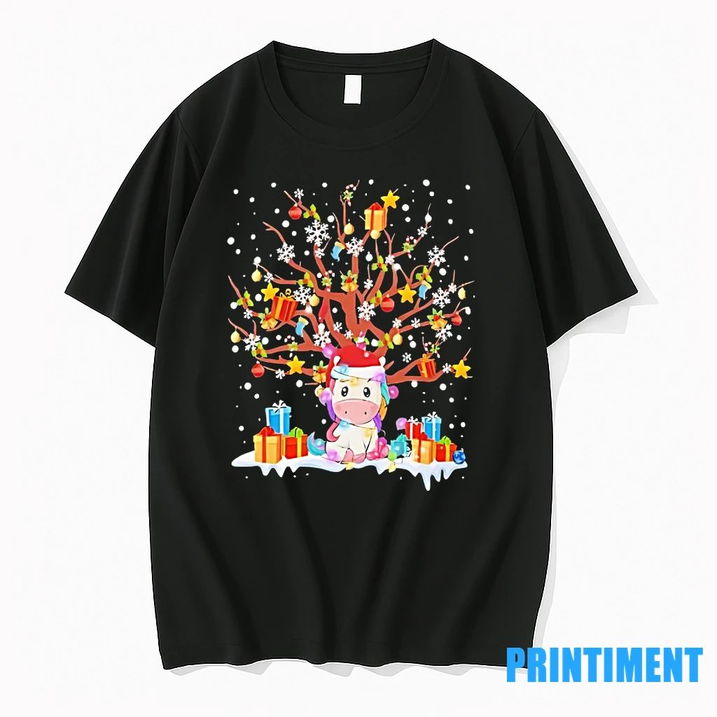 Gift Tree Unicorn Snowflake Christmas Tshirts Sweater Unisex