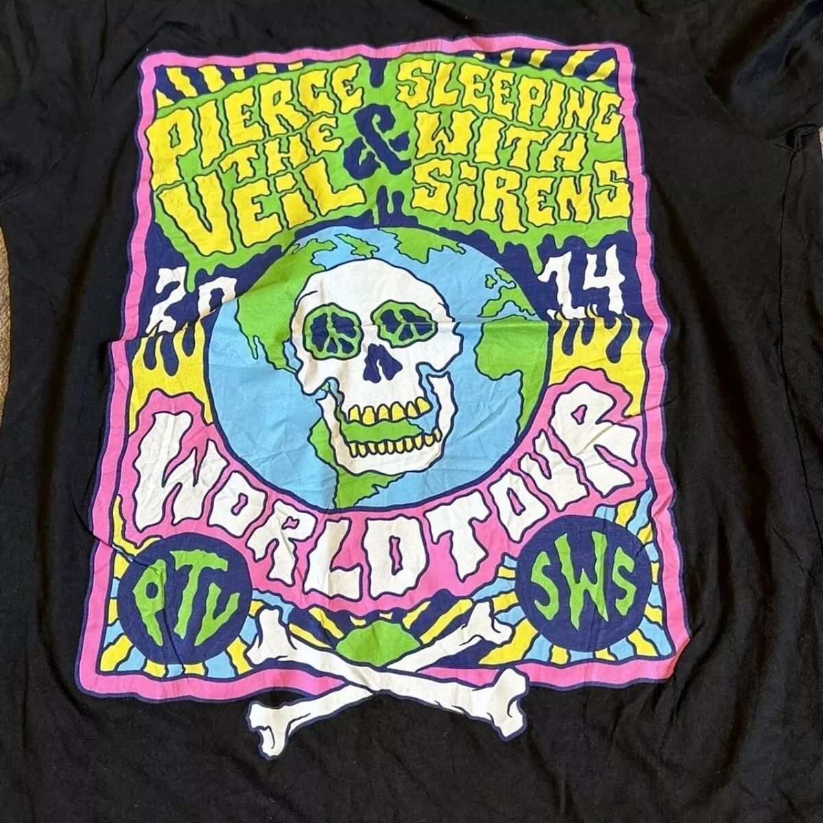 Pierce The Veil Sleeping With Sirens 2014 World Tour S-5XL BT636 Unisex