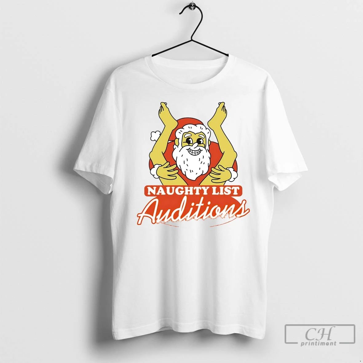 Premium Santa Naughty List Auditions Legs Christmas Unisex