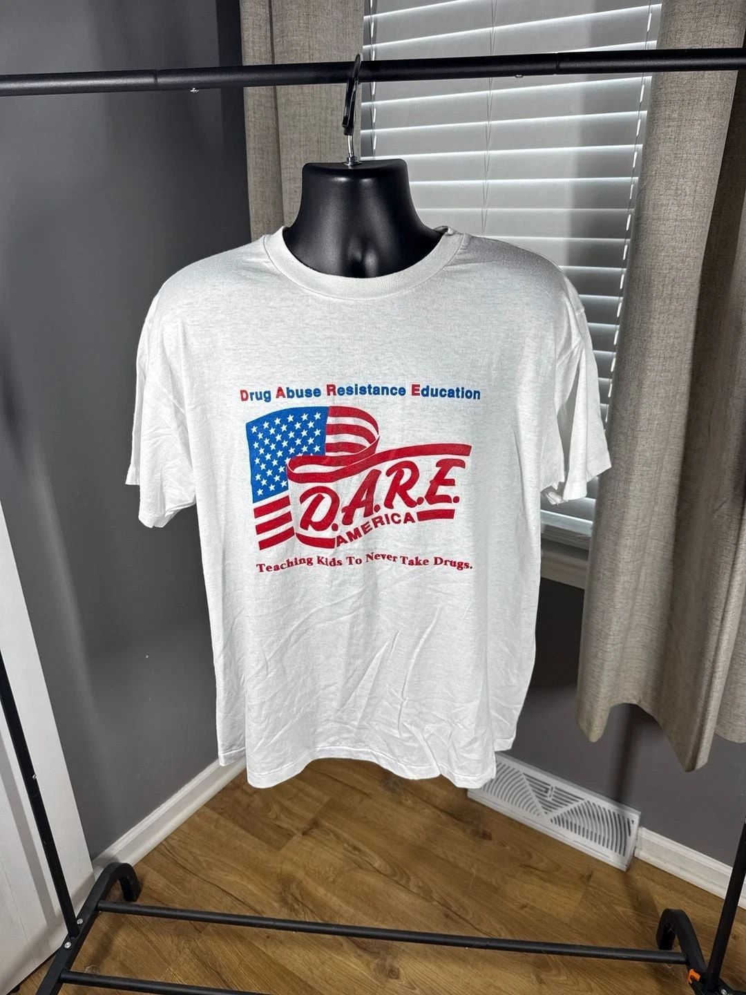 Vintage 90s D.A.R.E. America Drug Abuse Resistance Education XL Unisex