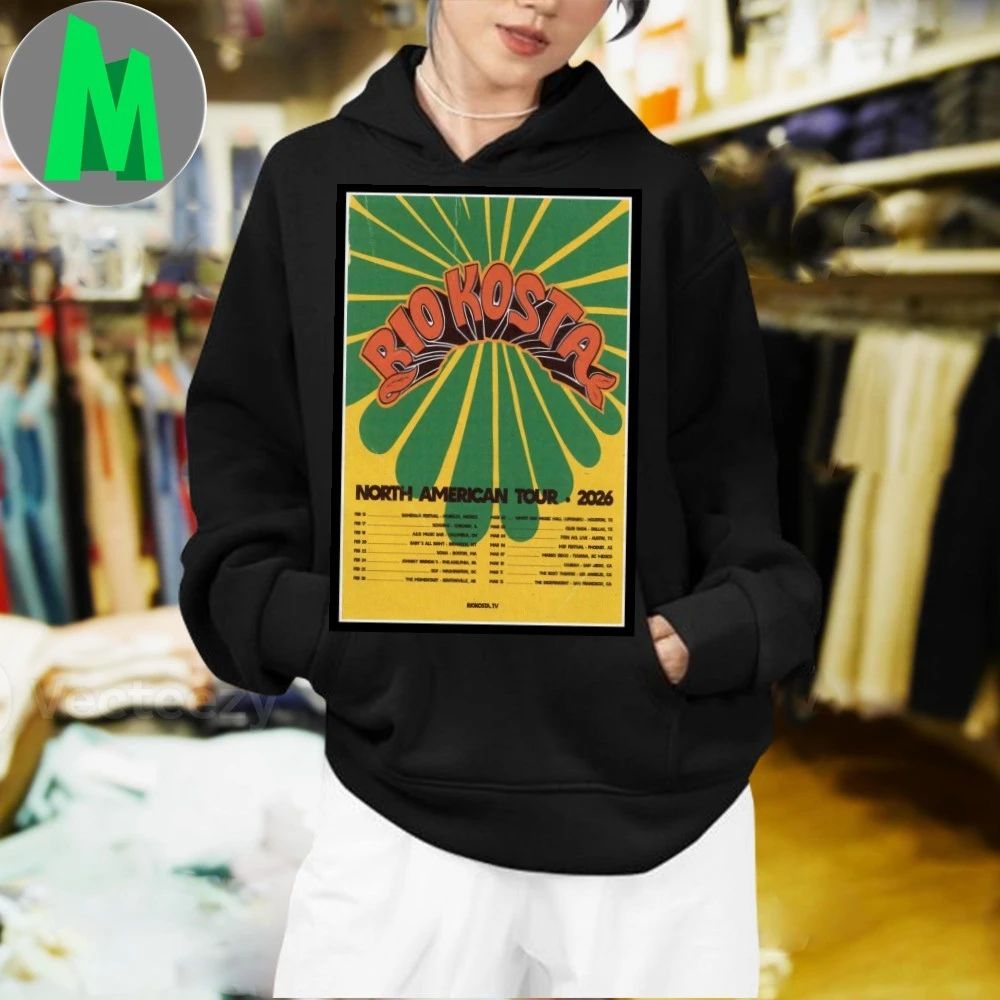 Rio Kosta Tour North American 2026 Poster Shirt Unisex